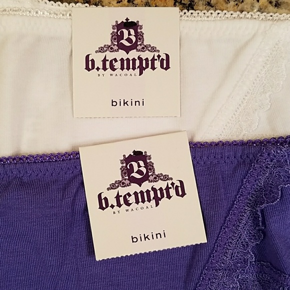 Add on $3 New Purple B.Temptd bikini underwear Small - Picture 6 of 8